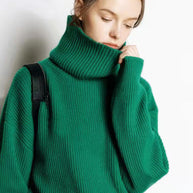 WW - Lockere Und Lässige Rollkragenpullover