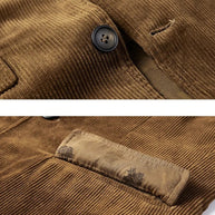 WW | Cord Blazer Für Herren Klassische Eleganz in Braun