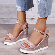 WW | Better Off That Way Wedges Sandalen