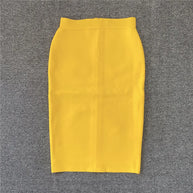 WW | Frauen Neue Rayon Bandage Rock Elegante Bleistiftrock Berühmte Sexy Club Party Kleidung Vintage Vestios
