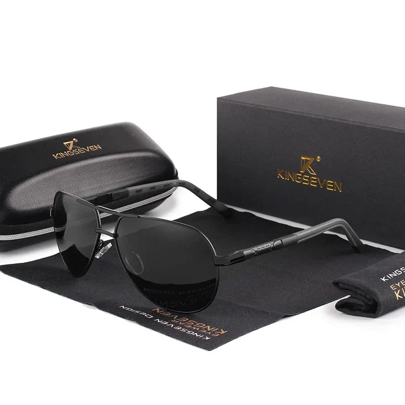 WW | Weinlese Aluminium Polarisierte Sonnenbrille Für Herren