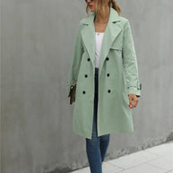 WW und Winter Trenchcoat Jacke Damen