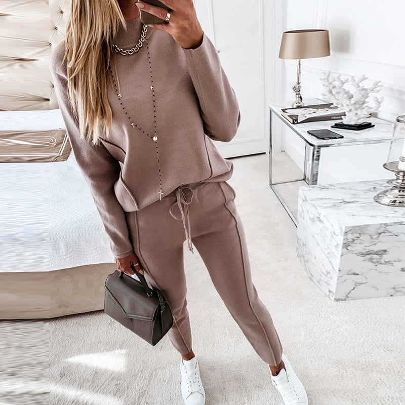 W&W Mode Loungewear | Gemütlicher, stilvoller Jogging-Anzug für Damen