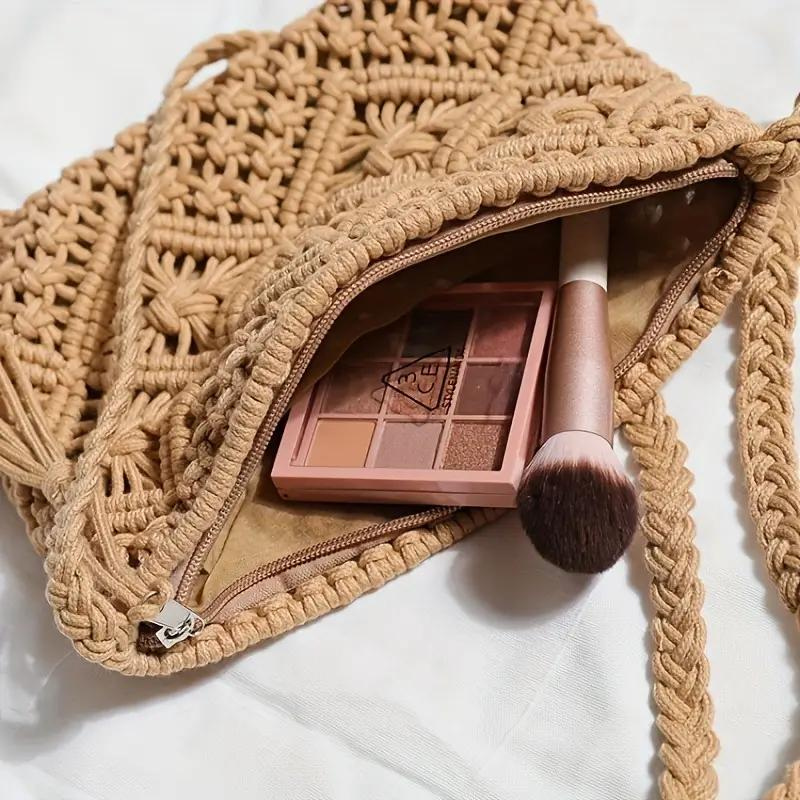 WW | Häkeltasche, Quaste, gewebt, Crossbody Bag, Umhängetasche