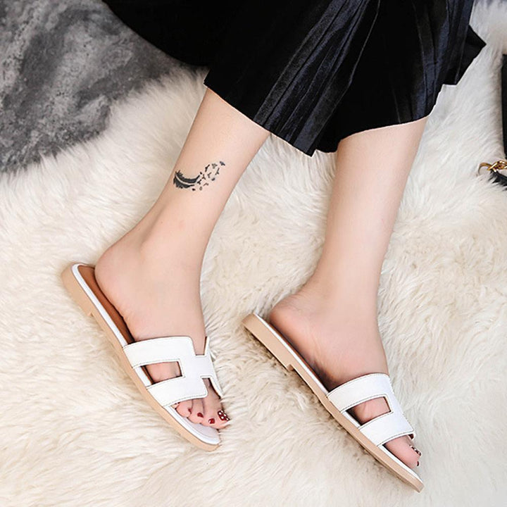W&W Mode | Sandalen Schicke Leder Sandalen Für Damen