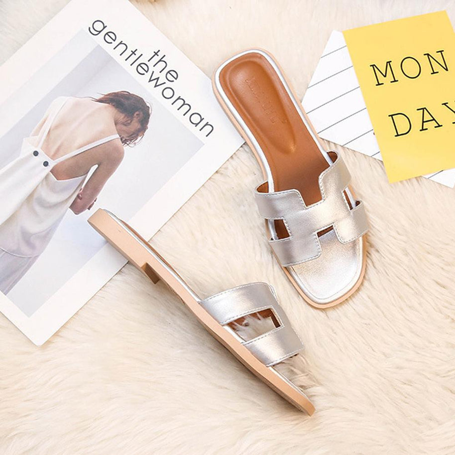 WW | Sandalen Schicke Leder Sandalen Für Damen