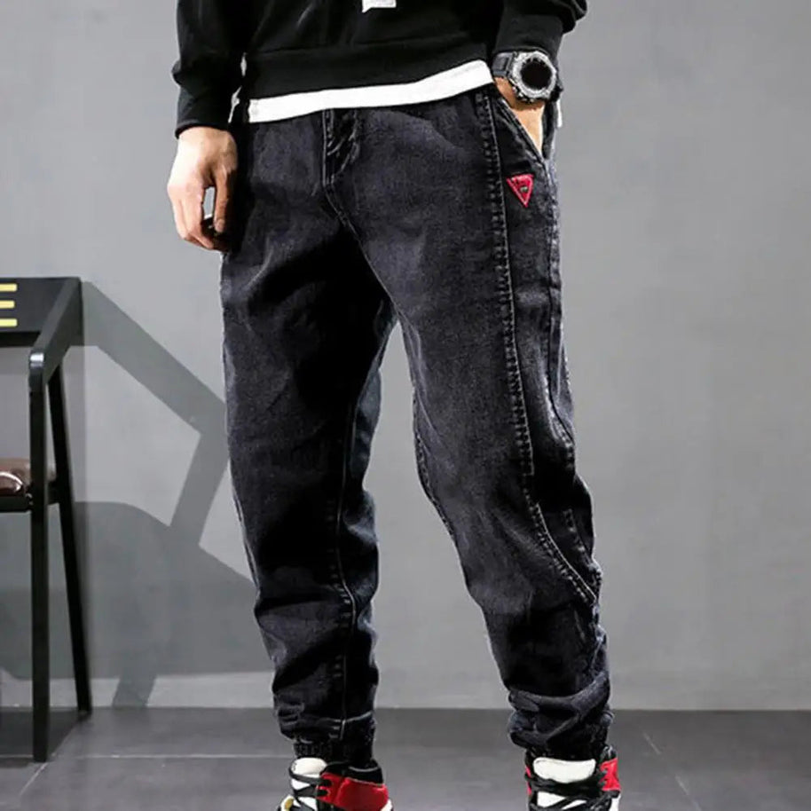WW | Lässige Denim Joggerhose Für Männer