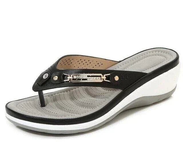 W&W Mode | Weich Gepolsterte Flip Flop Sandalen