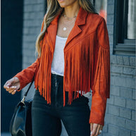 WW | WildlederFransenjacke für Damen