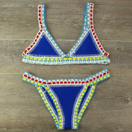WW | Sexy Bikinis Sommer Frauen Badeanzug Handgehäkeltes Bikini-Set Badebekleidung Strand Badeanzug Biquini Frau Monokini
