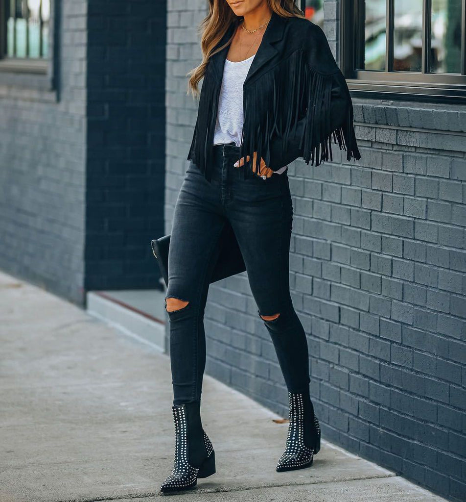 WW | Cool Schwarze Lederjacke