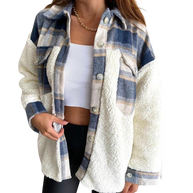WW | Wolle Lammkarierte Jacke