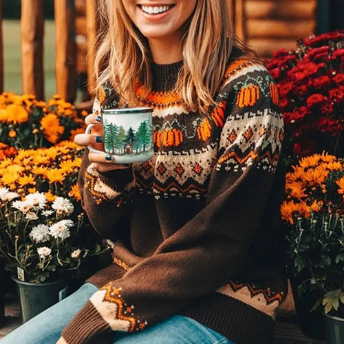 W&W - Warme Ethnopullover für Damen
