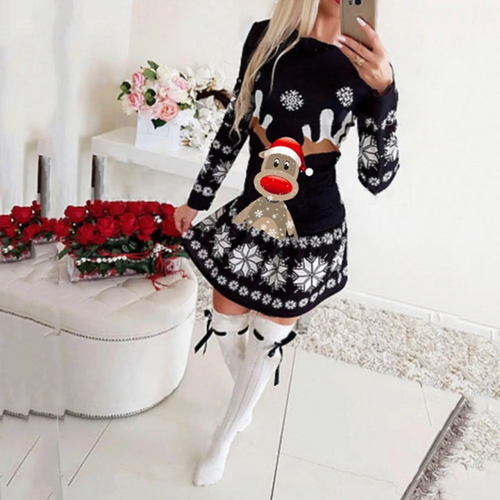 W&W Mode -  Hässlicher Weihnachtspulli - Casual jumper med rensdyrprint