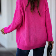 WW Chic V Neck lässiger Oversize Pullover
