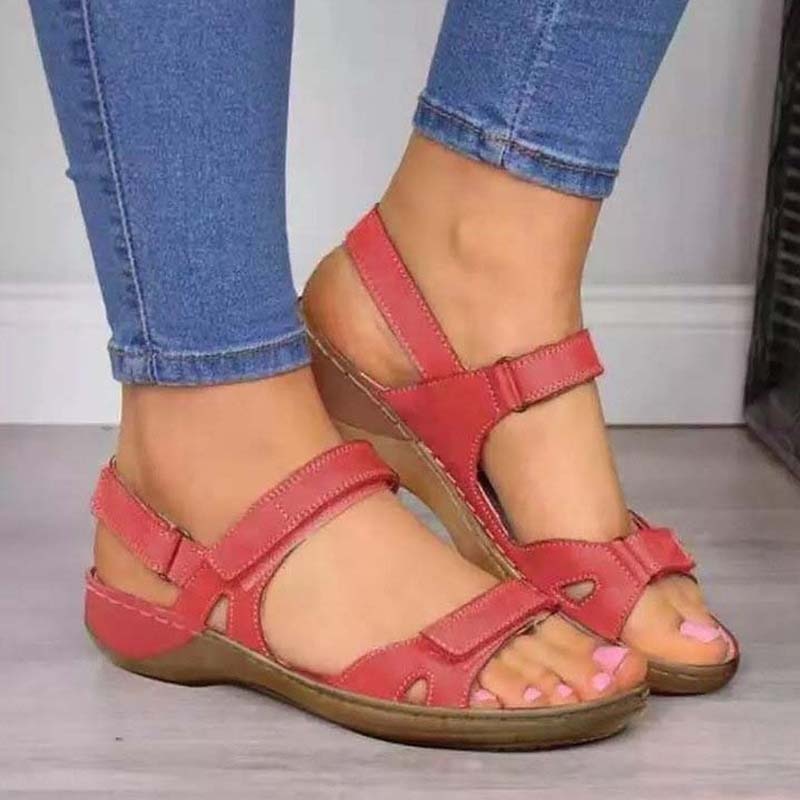 W&W Mode | Bequeme orthopädische Sandalen mit Schnalle