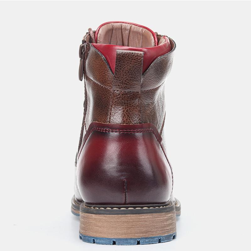 WW | Klassische Oxford Lederstiefel Für Herren