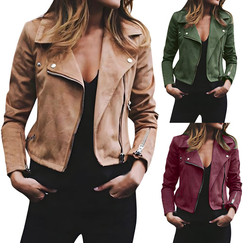W&W Mode - Damen Bikerjacke für einen eleganten Winterstil