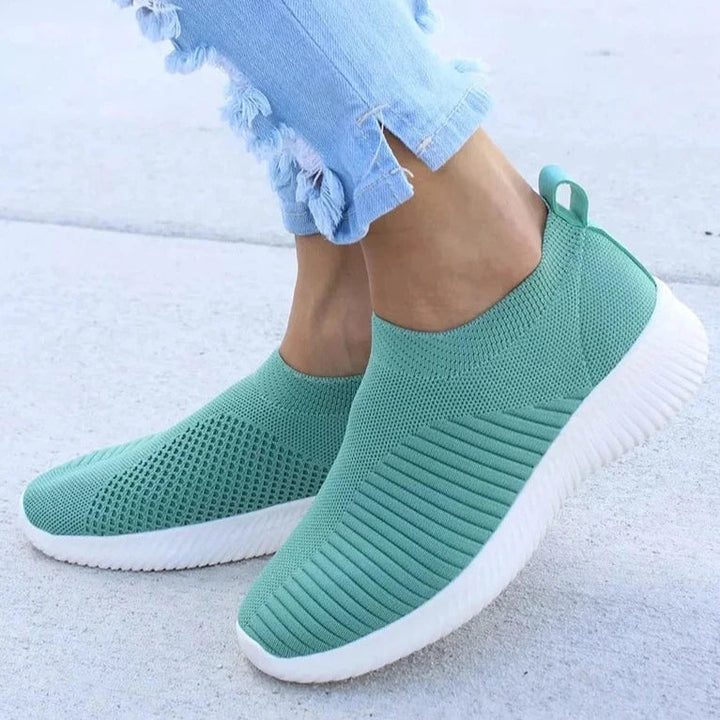 W&W Mode Casual Sneakers | Leichte Damen-Slip-On-Sneakers