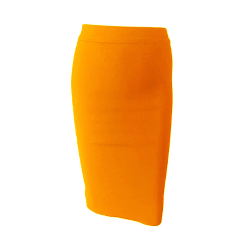 WW | Großhandel Frauen Sommer Mode Sexy Schwarz Blau Orange Rot Beige Bandage Rock Designer A-Linie Bleistiftrock Faldas 60Cm