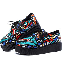 WW | Plattform Wildleder Schnür Creepers