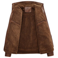 WW | Herren Lederjacke Im Weinlese Stil