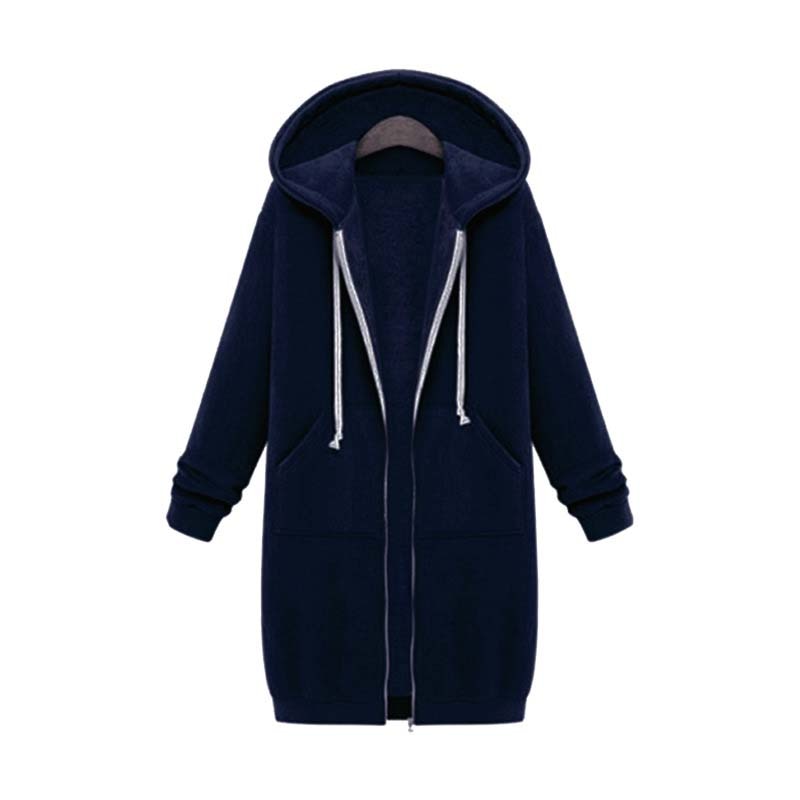 WW | Chic Lange Sweatshirt Jacke