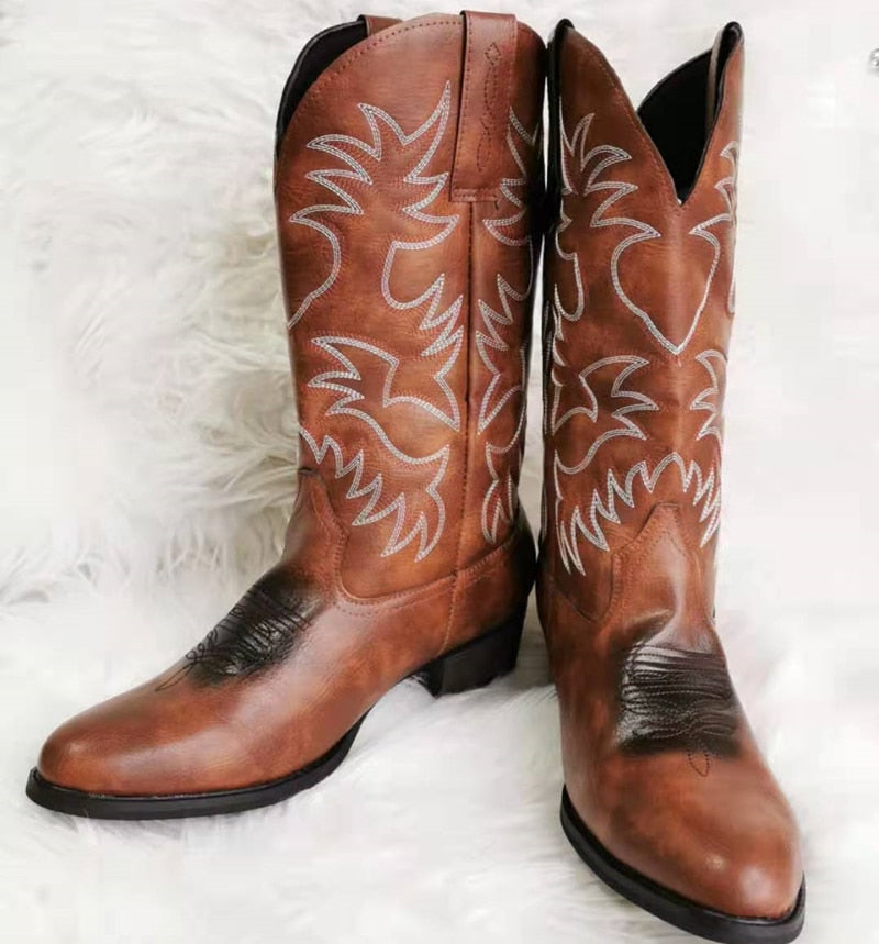 W&W Mode | Shared Stories Mid-Calf Stiefel