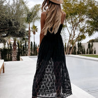 WW | Jumpsuit mit Spitzendruck