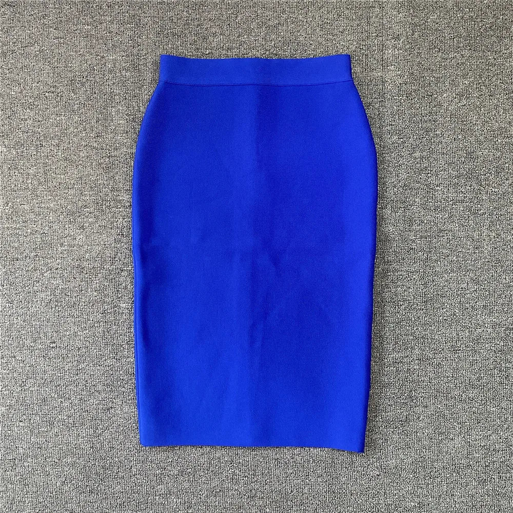 WW | Frauen Neue Rayon Bandage Rock Elegante Bleistiftrock Berühmte Sexy Club Party Kleidung Vintage Vestios
