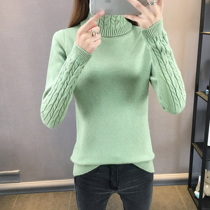 WW | Weicher Hochgeschlossener Pullover Mit Kaschmir Gefühl