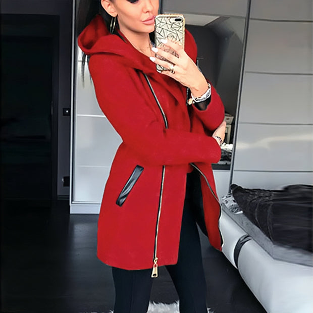 Modische und minimalistische Winterjacke