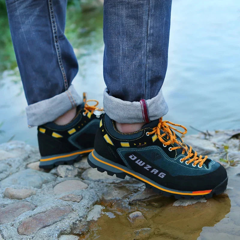 W&W Mode | Extra Robuste Wasserdichte Wanderschuhe Mit Schnürsenkeln Für Herren