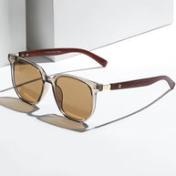 WW | Klassische Quadratische Sonnenbrille Raffiniert & Komfortabel