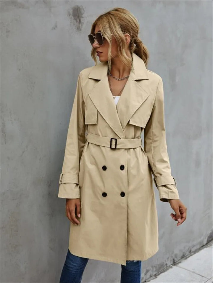 W&W Mode und Winter Trenchcoat Jacke Damen