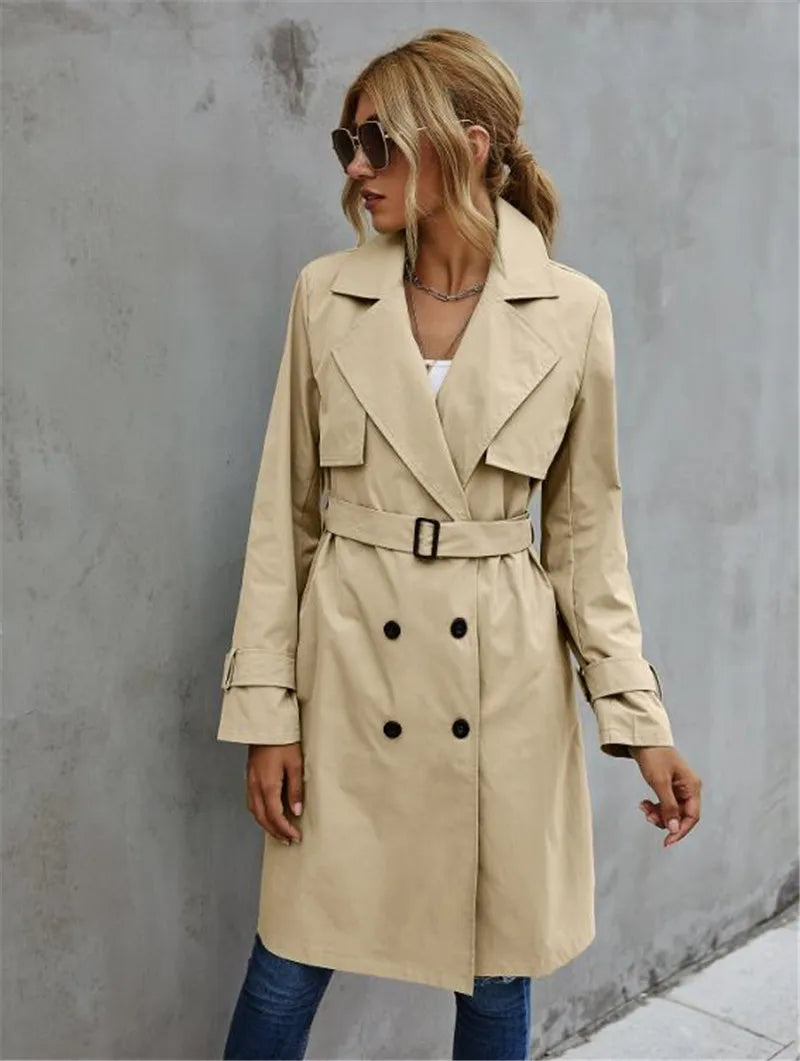 WW und Winter Trenchcoat Jacke Damen