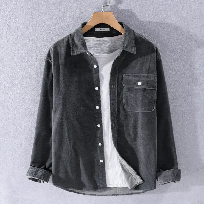 WW | Langarm Overshirt Aus Weichem Denim