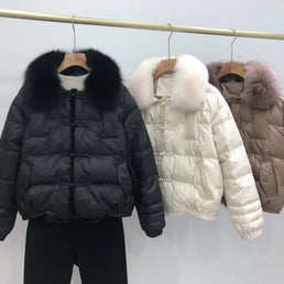 WW | Lockere Pufferjacke Warm & Vintage