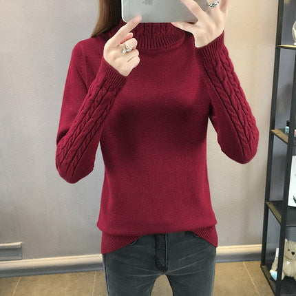 WW | Weicher Hochgeschlossener Pullover Mit Kaschmir Gefühl