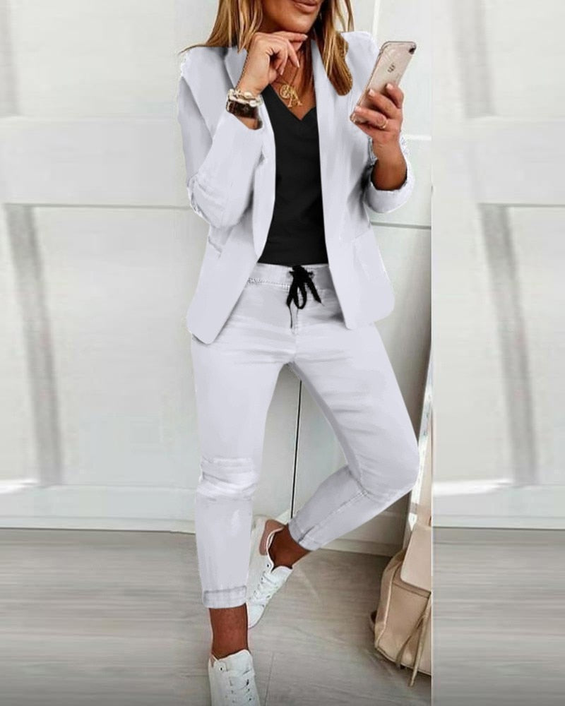 W&W Mode - Blazer und Hose als Set