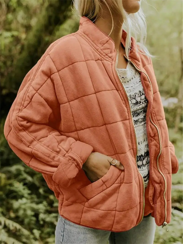 W&W Mode | Übergangsjacke Übergröße Dicke Damenjacke