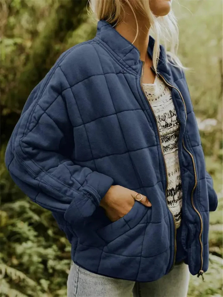 W&W Mode | Übergangsjacke Übergröße Dicke Damenjacke