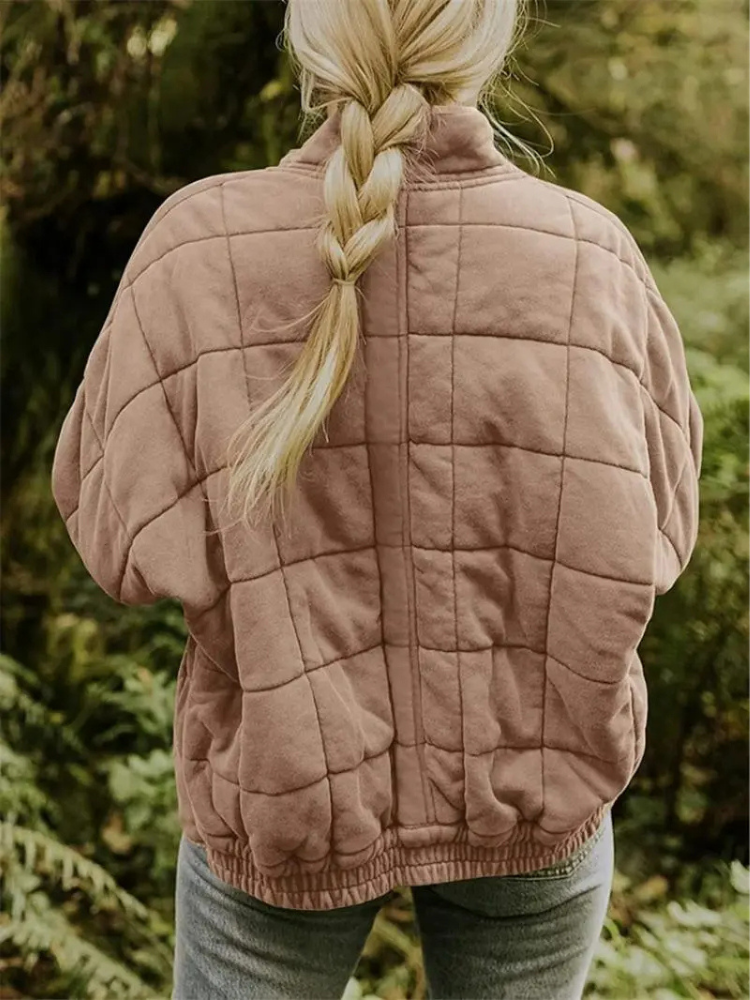 WW | Damen Übergangsjacke Bequeme Warme Jacke Für Den Frühling