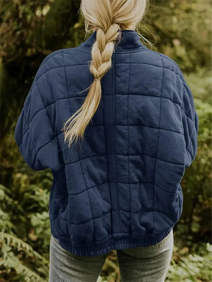 Übergangsjacke für Damen, oversized und warm wattiert