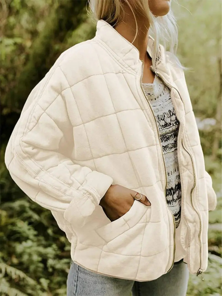 WW | Damen Übergangsjacke Bequeme Warme Jacke Für Den Frühling