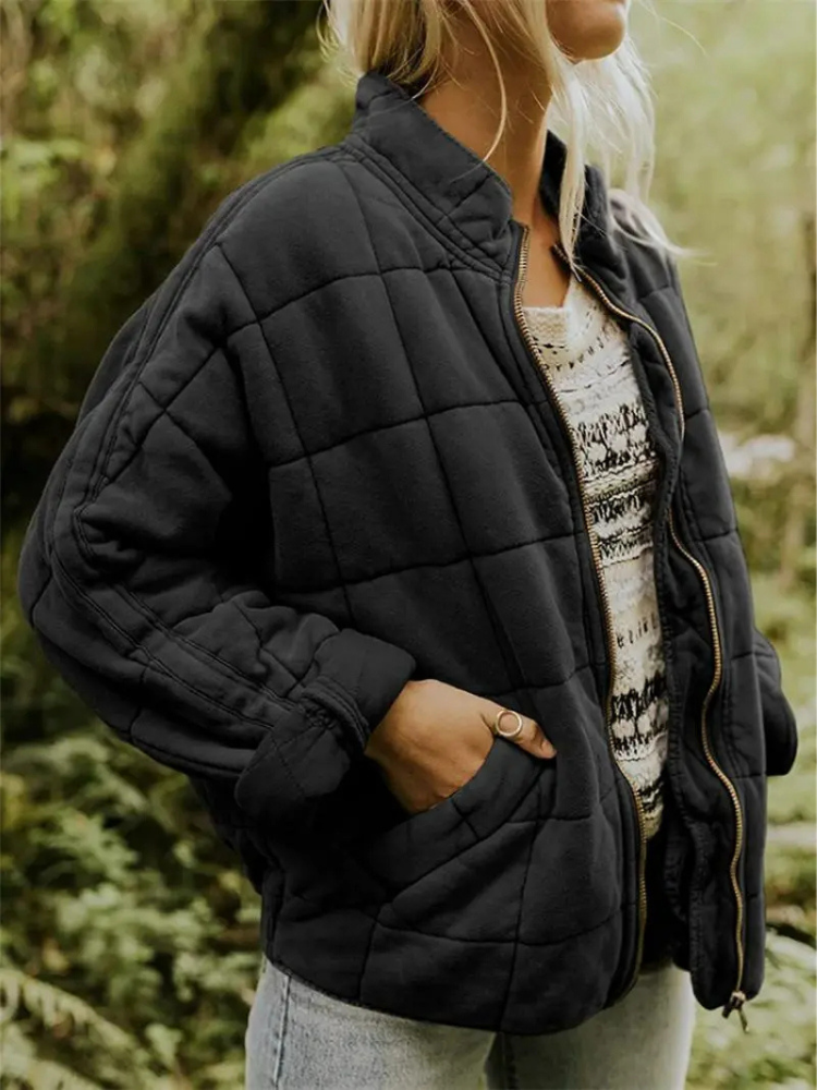 WW | Damen Übergangsjacke Bequeme Warme Jacke Für Den Frühling