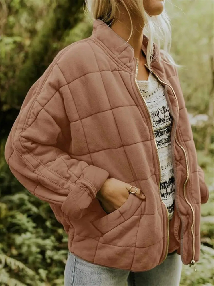 WW | Damen Übergangsjacke Bequeme Warme Jacke Für Den Frühling