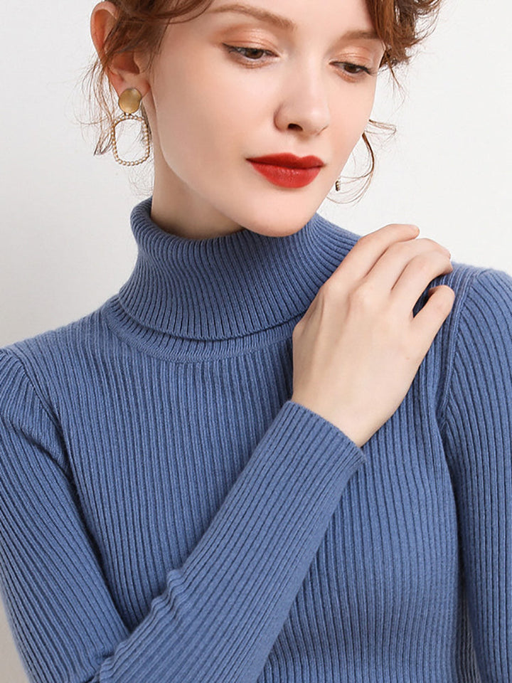 W&W Mode | Warmer Winter Rollkragenpullover für Damen