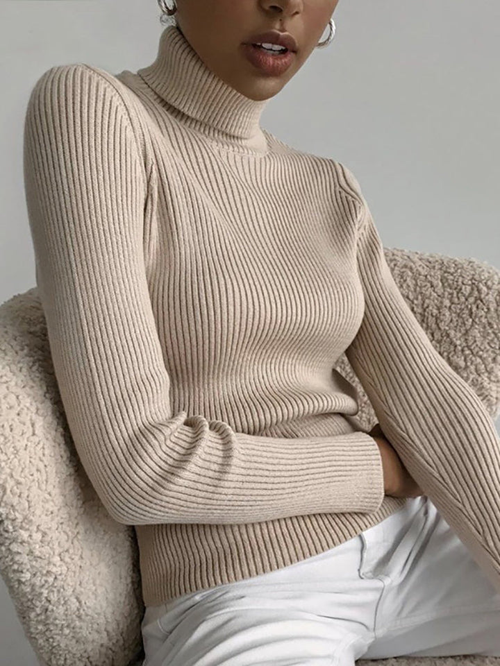 W&W Mode | Warmer Winter Rollkragenpullover für Damen