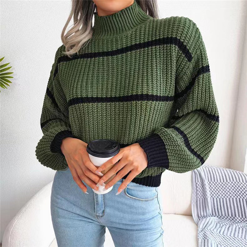 WW | Gestreifte Strickpullover Für Frauen